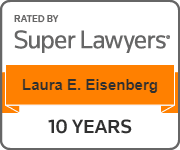 Laura Eisenberg Super Lawyers 10 Years Badge